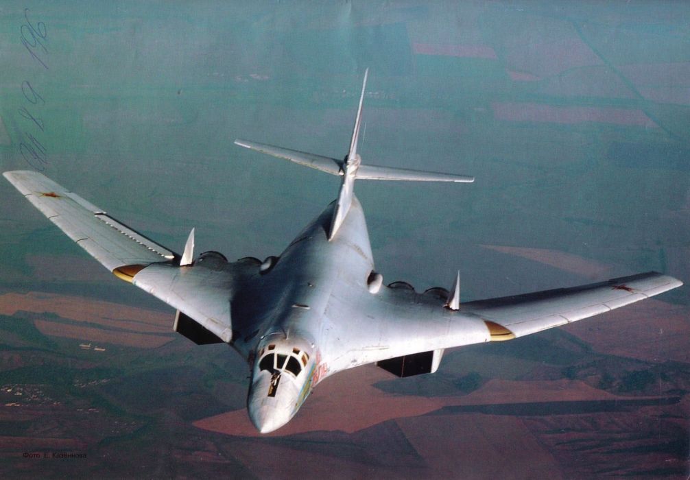 Tupolev tu-160 blackjack bomber